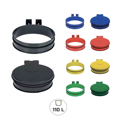 Support sac poubelle mural