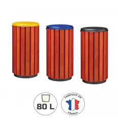 Poubelle extérieure de 80 L