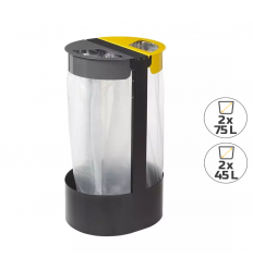 Poubelle vigipirate pour tri selectif en acier