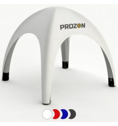 Tente publicitaire gonflable personnalisable avec logo disponibles dans 4 couleurs