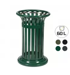 Poubelle Tulipe en Acier