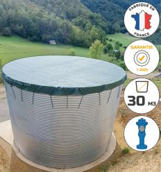 Citerne incendie acier avec couverture 30 m3