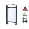 Poubelle vigipirate en Acier 60 litres