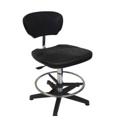Chaise haute avec repose pied
