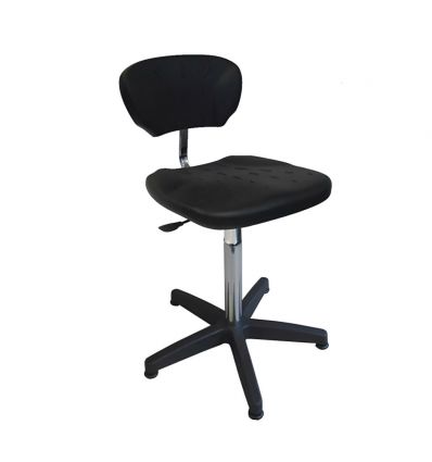 Chaise haute ergonomique sur patins