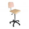 Chaise d'atelier sur roulettes