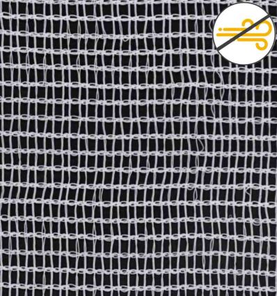 Filet brise vent blanc filtration moyenne 50%