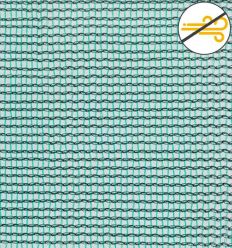 Filet brise vent noir et vert filtration légère 25%