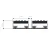 Schéma tapis pmr à brosse 22 mm