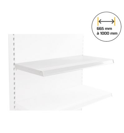 Tablette gondole et Consoles Blanc Crème