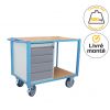 Servante d'atelier établi roulant 500 kg 1 tiroir
