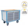 Servante d'atelier établi roulant 500 kg 1 tiroir