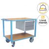 Servante d'atelier établi roulant 500 kg 1 tiroir