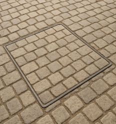 Mise en situation Tampon à paver 70 × 70