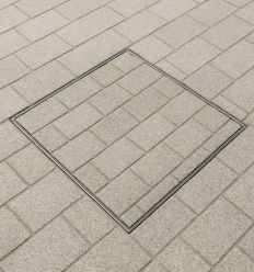 Tampon à paver 50 × 50 mise en situation