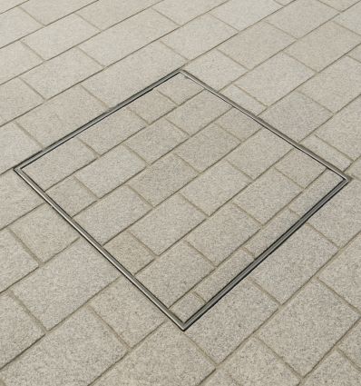 Tampon à paver 50 × 50 mise en situation