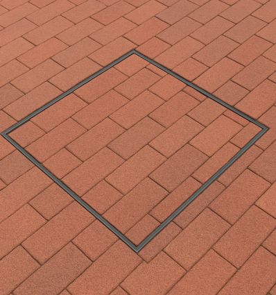 Tampon à paver 60 × 60 Mise en situation 