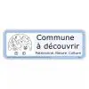 Panneau label commune à découvrir - Deux horloges