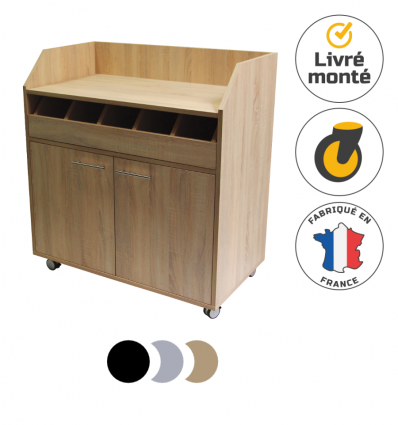 Desserte basse pour restaurant