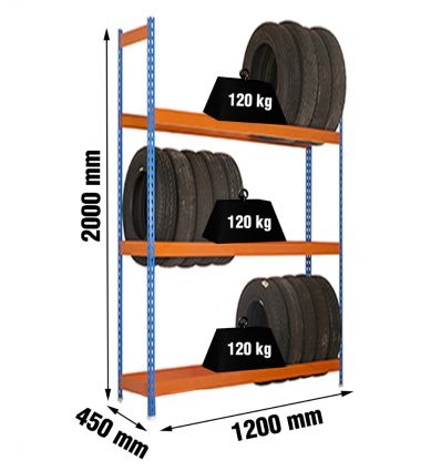 Rayonnage pneu léger