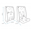Dimensions siège de sécurité pour bébé