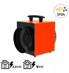 Aérotherme électrique industriel portable