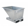 Benne auto basculante Galvanisee vue de côté