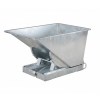 Benne auto basculante Galvanisee vue de côté