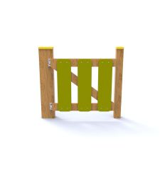 Portillon bois pour aire de jeux design 1
