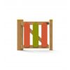 Portillon en bois aire de jeux design 2