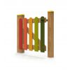 Portillon bois aire de jeux vu de côté design 3