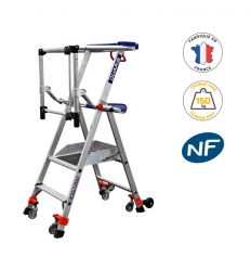 Plate-forme individuelle ultra mobile 2 marches
