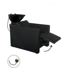 Bac à Shampoing Electrique Accoudoirs Carrés