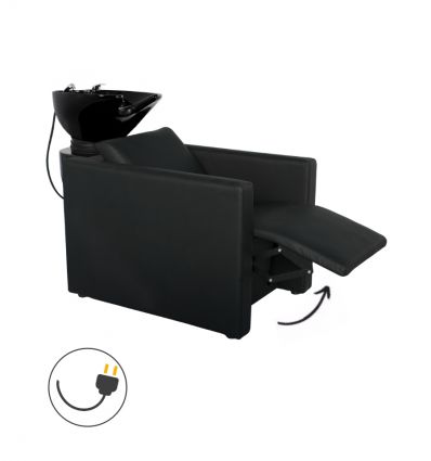 Bac à Shampoing Electrique Accoudoirs Carrés