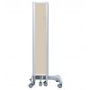 Paravent milieu hospitalier graige clair fermé L. 180 cm 