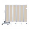 Paravent milieu hospitalier graige clair ouvert L. 180 cm 