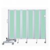 Paravent hospitalier turquoise opale ouvert L. 180 cm 