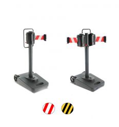 Poteau de guidage à roulette avec 1 pou 2 sangles