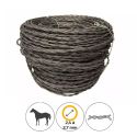 Photo : Cable Lisse Chevaux Double Fil Torsadé Galva Galvanisation standard - Ø2,4 mm
