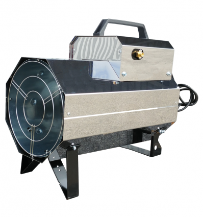 Canon chaleur gaz allumage automatique en inox 30 kW