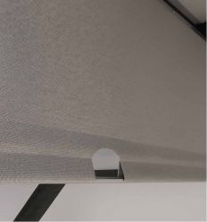 Barre de lestage pour écran de cantonnement