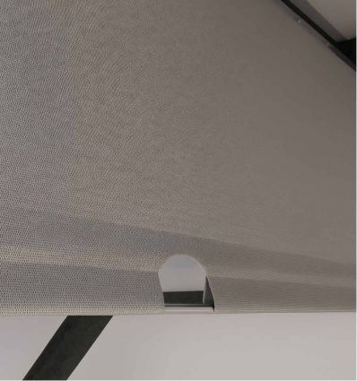 Barre de lestage pour écran de cantonnement