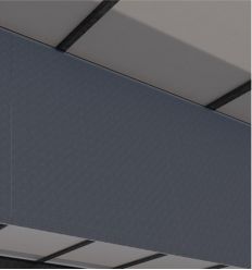 Écran de cantonnement en textile pour toit plat sur mesure