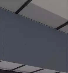 Écran de cantonnement en textile pour toit plat sur mesure