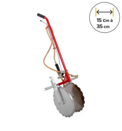 Désherbeur thermique à disques