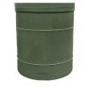 Zoom citerne de stockage d'eau PEHD 2000 L verte