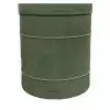 Zoom citerne de stockage d'eau PEHD 2000 L verte