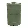 Cuve de stockage d'eau verte aérienne PEHD 2000 L