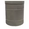 Zoom cuve de stockage d'eau 2000 L PEHD aérienne taupe
