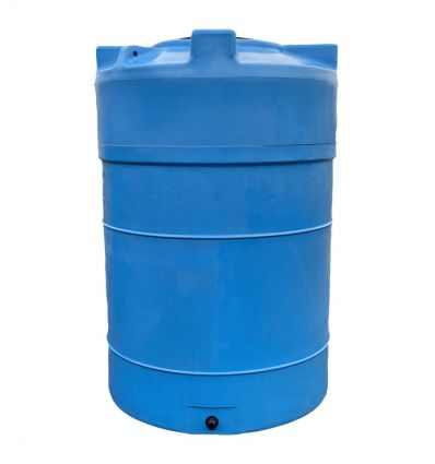 Récupérateur eau de pluie 2000 L aérien bleue en PEHD